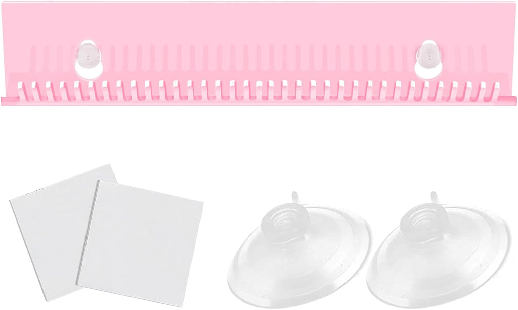 Hair Extension Hanger Weft Storage Rack for Washing Styling Clip-In Extensions Stand Display Mount Accessories Pink Professional Salon Tool Organizer