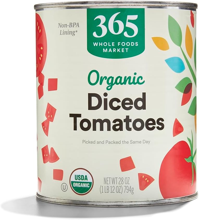 365 by Whole Foods Market, Organic Diced Tomatoes, 28 Ounce
