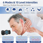 Mini Massager,Rechargeable Intelligent TENS Unit Muscle Stimulator for Pain Relief - FSA or HSA Eligible Deep Tissue EMS Massager Management for Back, Neck, Arm Electronic Pulse Machine