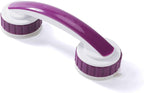 Grab Bars for Bathtubs and Showers,Suction Shower Handles,Plastic Toilet Handles,Suitable for The Elderly Disabled and Pregnant Women (Color : Purple)