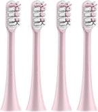 Artemisia Replaceable Toothbrush Head Compatible with Xiaomi Soocas X5 X3 X3U SOOCARE Electric Toothbrush Soft Dupont Bristle Replacement Head 4/10pcs (Color : 4 Pink)