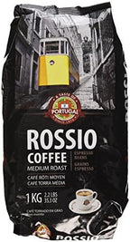 Taste of Portugal Rossio Whole Coffee Beans | Portuguese Medium-Roast Espresso Beans | 2.2lb bag
