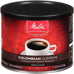 Melitta Colombian Supreme Coffee, Medium Roast, Extra Fine Grind, 22 Ounce Can