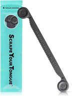 ScrapeYourTongue - #1 Daily Tongue Scraper for Oral Health. 100% Recyclable, Reusable, and Gag Proof Tongue Cleaner (4 Count (Pack of 1))