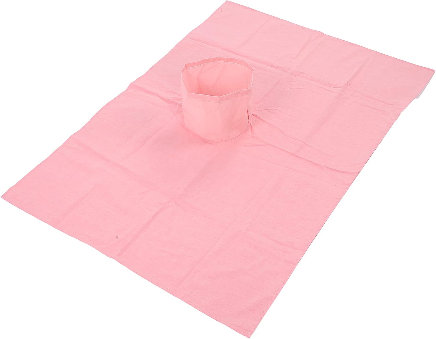 Massage Table Cover Protector, with Face Hole 70 X 100cmCotton Massage Table Cover Bed Topper Beauty Salon Bed Sheet (Pink)