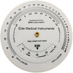 EMI BMI Body Mass Index Wheel Calculator 4.25 inch, Single Sided, Adult ECB-201