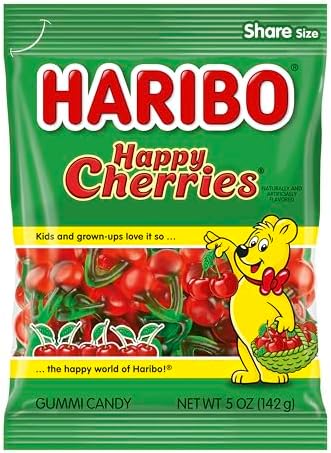 Haribo, Twin Cherry Bag, 5 oz