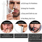 BlueZOO 60PCS Nose Wax Applicator Sticks Spatulas for Nostril Nasal Cleaning Ear Hairs Eyebrow Facial Hair Removal