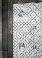 Moen YG2212CH Bathroom Safety 12-Inch Stainless Steel Traditional Bathroom Grab Bar, Chrome