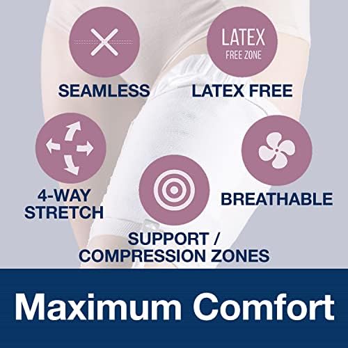 CarePocket Catheter Comfort Sleeve Leg Bag Holder All-Day Confidence by Carefix, Stretchable, Washable, Soft 750ml Urine Drainage and Nephrostomy Tube Bag Holder Stabilize and Fix Against Leg