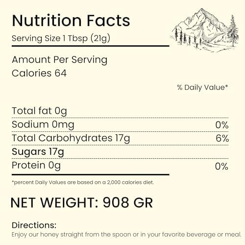 Altay Raw Acacia Honey - 100% Pure, Unfiltered, Unpasteurized, Ethically Sourced - Glass Jar, 908g / 35.2oz