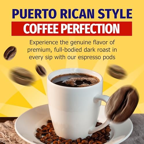 Café El Morro Espresso Capsules, Espresso Pods, Compatible With Nespresso Original Machines, Authentic Puerto Rican Style Coffee, 2 Pack (20 Count)