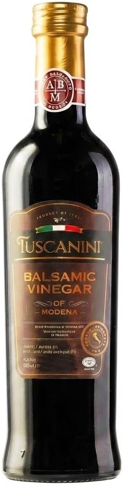Tuscanini Balsamic Vinegar of Modena Italy, 6% Acidity, 16.9oz | Premium Chef Grade Quality | Glass Bottle | Certified Kosher | Made in Italy