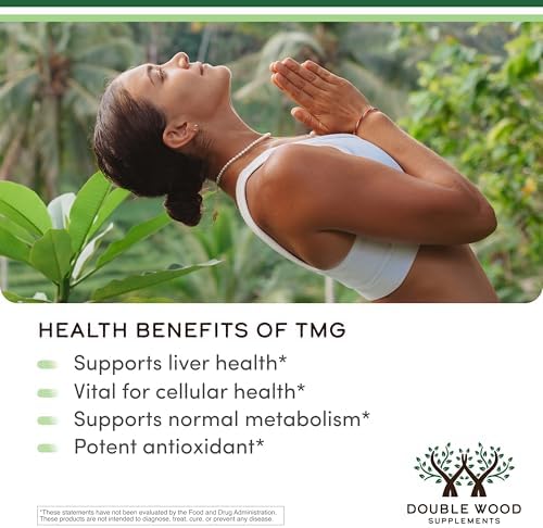 TMG Trimethylglycine Supplement - 99%+ Tested Purity - 1,000mg Per Serving, 180 Capsules (TMG Supplements for Homocysteine Control) Genuine TMG with Fishy Smell, Gluten Free, Non-GMO