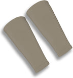 SKINGUARDS Skin Protection Forearm Sleeves + Protects Aging or Thin Skin + UV Protection - Unisex + Made in USA (Pair of Thin Skin Forearm Covers) (Cappuccino, Petite)