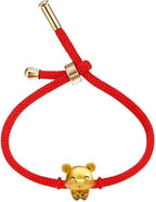 Vanski Chinese 12 Zodiac Animal Charm Bracelet for Women Adjustable Red Rope Bracelet Good Luck Symbol Jewelry