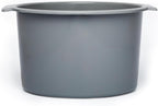 Vakly Commode Bucket [1] – Replacement Pail for Standard and Bariatric Commodes, Bedside Toilets, 8 Quart / 2 Gallon Capacity