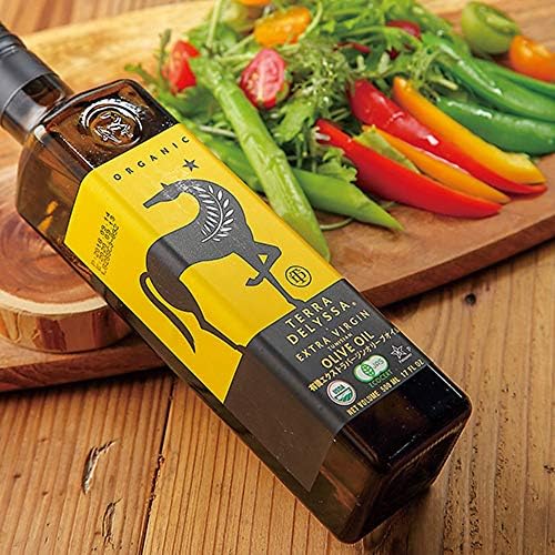 Terra Delyssa First Cold Pressed Organic Extra Virgin Olive Oil, Single Sourced, 500 ML (17 fl. oz) Dark Glass Bottle - 3 Pack, Non-GMO, Naturally Rich in Antioxidants and Polyphenols