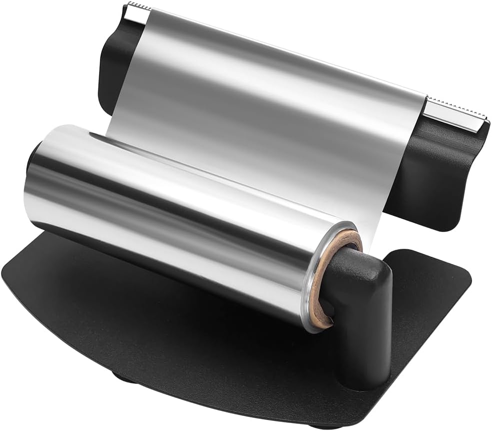 Highlighting Foil Dispenser, Salon Tool for Efficient Aluminum Foil Cutting and Hair Foil Applications, Dispenser Foil Cutting Tool Silver Foil for Salon Barber