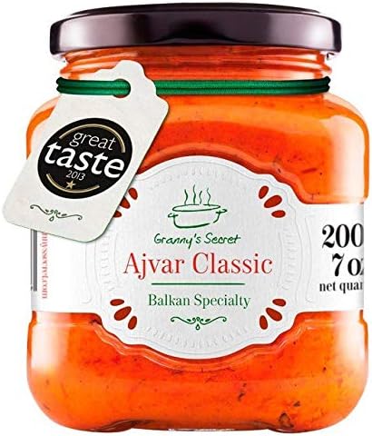 Granny's Secret Ajvar Mild Roasted Red Pepper Spread 200g