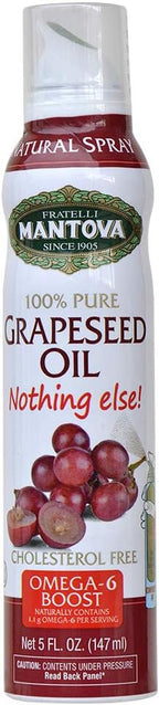 Mantova Grapeseed Oil Spray, 5 Fl Oz