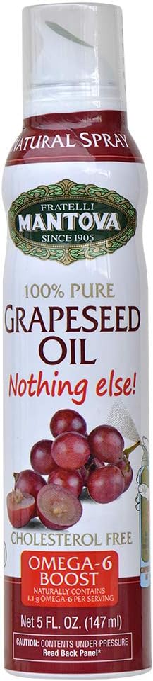 Mantova Grapeseed Oil Spray, 5 Fl Oz