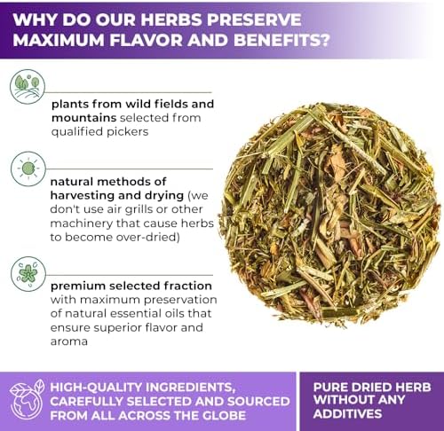 50 Bags Alfalfa Leaf Alfalfa Herb Tea (Medicago Sativa) - 24 Count 2g Tea Bags