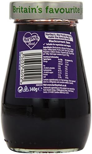 Hartley's Best Blackcurrant Jam (340g)