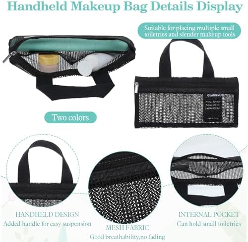 3 Pcs Toothbrush Pouch,1 Toothbrush Travel Bag + 2 Ventilated Toothbrushes Travels Containers, Portable Hygienic Organizer for Family, Camping & Business Trips