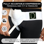 Abdomencare Inguinal Hernia Belt for Men & Women – Hernia Support for Men Inguinal with 2 Compression Pads – Left or Right Side Hernia Truss – Hernia Groin Support With Adjustable Straps – S/M