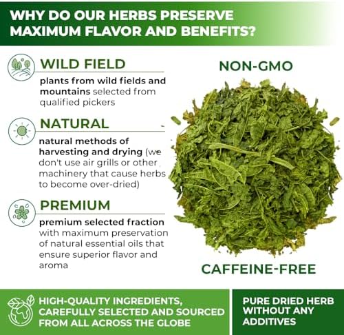 1.8 oz. Lemon Verbena Herbal Tea (Aloysia Citrodora) – 51g Dried Lemon Verbena Herb Tea Cedrón