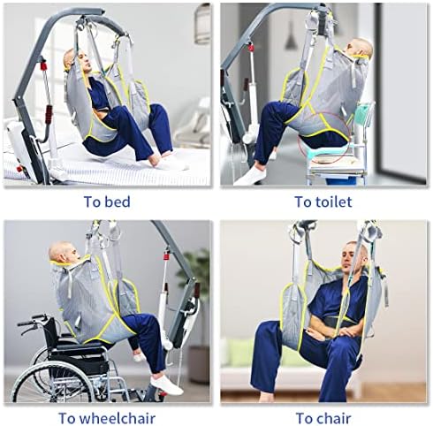 EZ Assistive Universal Hygiene Sling Patient Assist Sling for a Patient Transfer and Toileting with the Aid of a Patient Hoist (Medium)