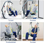 EZ Assistive Universal Hygiene Sling Patient Assist Sling for a Patient Transfer and Toileting with the Aid of a Patient Hoist (Medium)