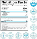 InnoSupps Clean Vegan Protein - Plant Based, Vegan, Natural, No Artificial Sweeteners, No Gluten, No Dairy. Lactose Free, Low Carbs, Low Fat, No Sugar Added, Soy Free, Non-GMO (Lemon Sugar Cookie)