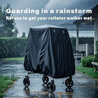 Rollator Walker Cover for Seniors - Dustproof & Waterproof, Fits Rolling Rollator Walker with Seat, Protecting Your Senior Rollator Walker. (Cover Only）