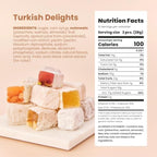 Liberty Orchards, Turkish Delight - Premium Chewy Gourmet Vegan Candy 10 Oz.