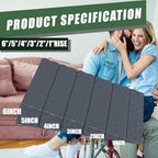 BESEA 6inch/5in/4in/3in/2in/1inch Rise assmble Threshold Ramp 6" inch High 45" Length Wheelchair Ramp, Motorycle, Loading Dock Threshold Ramp(1",2"，3”，4“, 5", 6" in Rise，Adjustable Height)