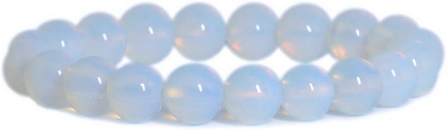 Justinstones Gemstone Crystals Chakra Beads Bracelet Crystal Healing 10mm Round Stretchable Bracelet for Her Gift