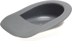 Medline Mega-Fracture Bariatric Bedpans, 80-oz, Graphite (Pack of 4)