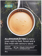 Ikea Sylt Lingon and ALLEMANSRATTEN Cream Sauce Bundle - Includes Ikea Sylt Lingon Lingonberry preserves, Super fruit (14.1 oz jar) and ALLEMANSRATTEN Cream Sauce Mix For Meatballs (28g - Pack of 3)