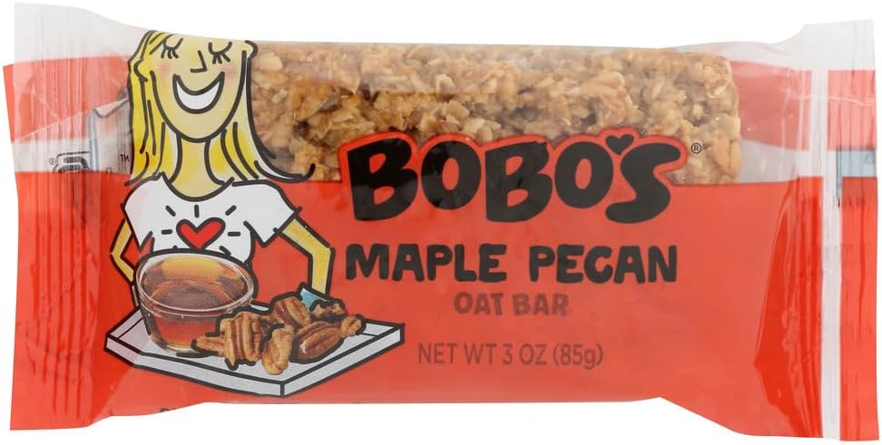 Bobo's Oat Bars All Natural, Non GMO, Maple Pecan, 3 oz Bars (6 Pack)