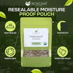 Biokoma Organic Southernwood Dried Herb 50g 1.76oz Loose Artemisia abrotanum Digestive Calming Botanical Insect Repellent USDA Organic Herbal Tea Resealable Pouch Pure No Preservatives No GMO Kosher