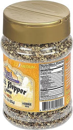 Rani Black Pepper Coarse Ground 28 Mesh (Table Grind) 3oz (85g) PET Jar ~ All Natural | Vegan | Gluten Friendly | NON-GMO | Kosher | Product of Vietnam