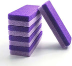 2 PCS Foot Pumice Stone Pedicure Stone Double Sided Pedicure Foot Pumice Stone Feet Pumice Sponge Feet Callus Remover and Scrubber for Feet and Heels Callus and Dead Skins(Purple)