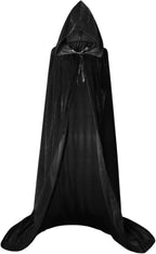 Adults Witch Sarah Hooded Cloak Cape Winiifred Sisters Halloween Cosplay Costume Velvet Robe