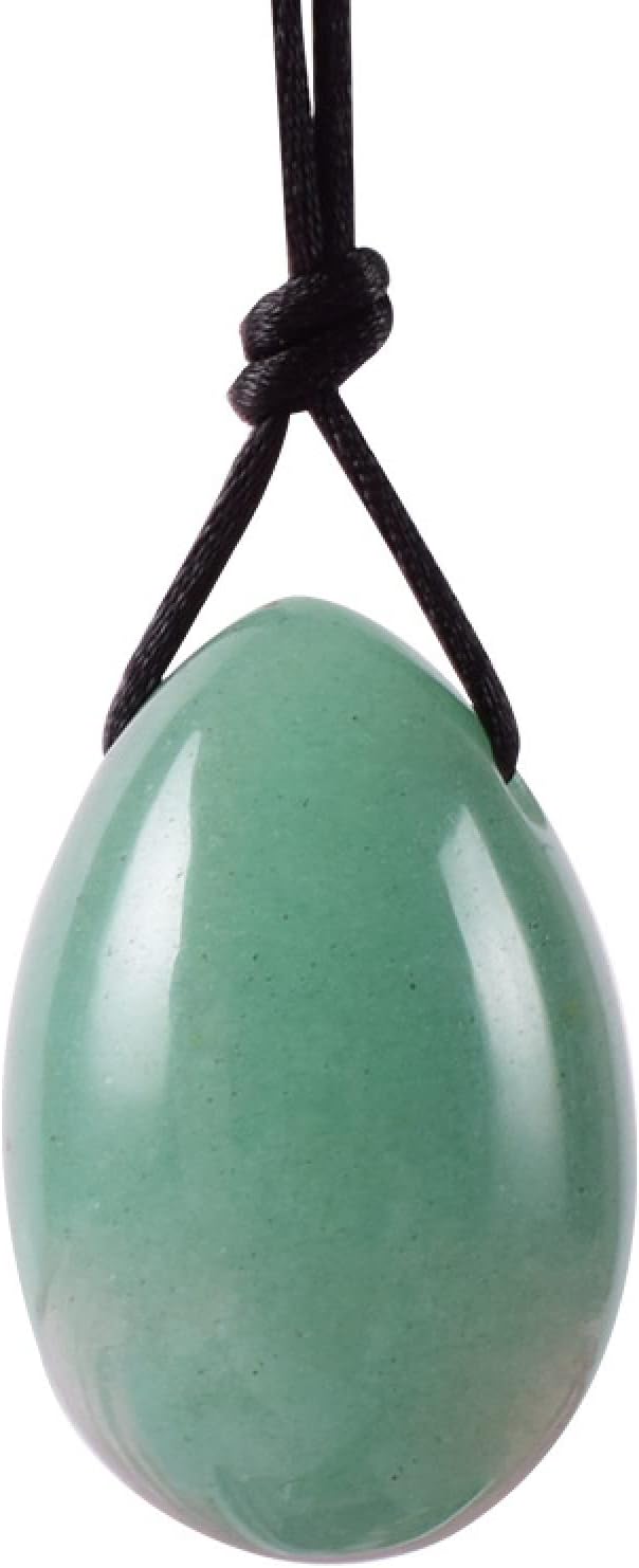Four in One Green Dongling Stone Yoni Jade Egg Lady Kegel Fitness Apparatus Ball Jade Massager Kegel,Medium-Sized