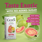 Ceres Guava Juice Blend, 3-Pack – 100% Natural, Rich in Vitamin C, No Added Sugar, Artificial Colors, or Flavors, Kosher Certified, 33.8 Oz Ea (1 Liter)