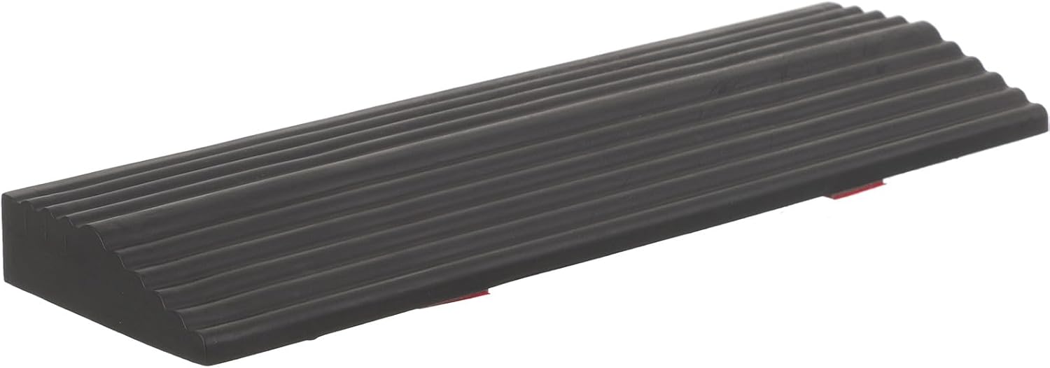 Rubber Threshold Ramp for Home Robot Vacuum Cleaner Indoor Entry Slope Ramp Pad for Low Steps and Doorways