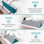 KAAMOS Bed Rails Foam Bolsters, Bed Guard Rail Pillow for Elderly Adults, Safety Bedside Rails Pads for Seniors, Hospital Bedrail Foam Roll Control Bolster, Medical Wedge Cushions Beds Bumper (1 Pcs)