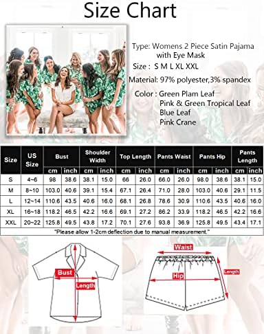 Rubehoow Women's Silk Satin Pajamas Set Button Up Short Sleeve Sleep Shirt and Elastic Wasit Shorts Pjs Set